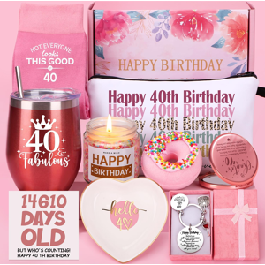 Does Not Apply 40th Birthday Gifts For Women, Happy 40th Birthday Hamper For Her, 40 Year Old L Does Not Apply 40th Birthday Gifts For Women, Happy 40th Birthday Hamper For Her, 40 Year Old L