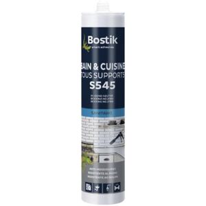 Translucent Silicone Sealant Anti-Mold Kitchen Bathroom S545 Bostik Translucent Silicone Sealant Anti-Mold Kitchen Bathroom S545 Bostik