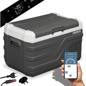 Arebos Compressor Cool Box 26l Electric Car Fridge App Freezer Box Camping Arebos Compressor Cool Box 26l Electric Car Fridge App Freezer Box Camping