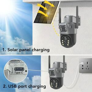 Security Camera With Solar Panel Hd Double Lens Motion Detection 4g Ip66 Wat Kit Security Camera With Solar Panel Hd Double Lens Motion Detection 4g Ip66 Wat Kit