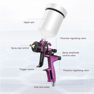 Sun Spray Gun Kit With 1.3mm Tip 600ml Cup Paint Sprayer 4000b For Furniture Part Sun Spray Gun Kit With 1.3mm Tip 600ml Cup Paint Sprayer 4000b For Furniture Part
