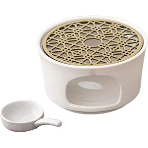 Sodial 3x(Warmer Ceramic Tea Stove Samovar Candle Camping Portable Tea Stove7409 Sodial 3x(Warmer Ceramic Tea Stove Samovar Candle Camping Portable Tea Stove7409