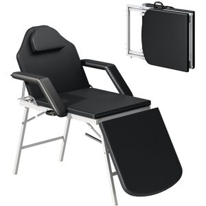 Homcom 3 Section Adjustable Massage Table, Beauty Bed For Spa, Lash, Black Homcom 3 Section Adjustable Massage Table, Beauty Bed For Spa, Lash, Black