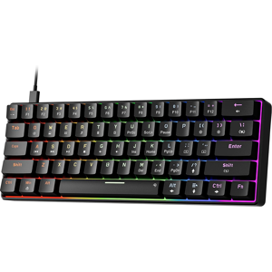 Does Not Apply Gm611 Gaming Keyboard,60% Percent Mechanical Keyboard 61 Keys Led Backlit Anti-G Does Not Apply Gm611 Gaming Keyboard,60% Percent Mechanical Keyboard 61 Keys Led Backlit Anti-G