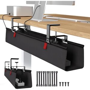 Under Desk Cable Management Tray, 36" No Drill Desk Cable Tidy Tray For Wire Man Under Desk Cable Management Tray, 36" No Drill Desk Cable Tidy Tray For Wire Man