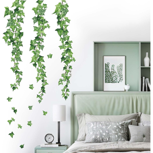 Does Not Apply Hanging Ivy Wall Stickers For Bedroom: Peel And Stick Leaves Green Vine Tree Lea Does Not Apply Hanging Ivy Wall Stickers For Bedroom: Peel And Stick Leaves Green Vine Tree Lea