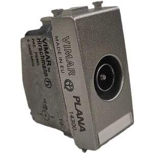 Vimar 14300.10.Sl Plana Tv-Rd-Sat Pass-Through Silver Vimar 14300.10.Sl Plana Tv-Rd-Sat Pass-Through Silver