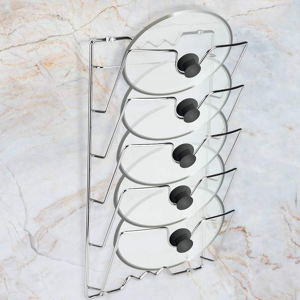 Does Not Apply Wall Mounted Kitchen Cabinet Pot Lid Holder, 43.4 X 27.8 X 9.7 Cm, Space-Saving Does Not Apply Wall Mounted Kitchen Cabinet Pot Lid Holder, 43.4 X 27.8 X 9.7 Cm, Space-Saving