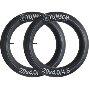 Yunscm 2-Pcs 20" Heavy Dutyfat Tyre Tubes 20x4.0/4.5 98/102-406 Bike Inner Tube Yunscm 2-Pcs 20" Heavy Dutyfat Tyre Tubes 20x4.0/4.5 98/102-406 Bike Inner Tube