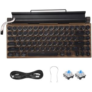 Sodial 1x(Retro Typewriter Keyboard Bluetooth Mechanical Keyboards 83 Keys2187 Sodial 1x(Retro Typewriter Keyboard Bluetooth Mechanical Keyboards 83 Keys2187