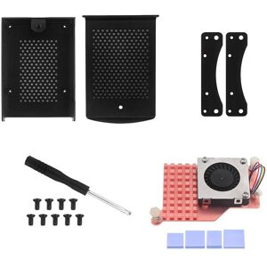 Sodial 3x(For 5 Aluminum Alloy Case Metal Heatsink With Cooling Fan For 5 F5j1)4418 Sodial 3x(For 5 Aluminum Alloy Case Metal Heatsink With Cooling Fan For 5 F5j1)4418
