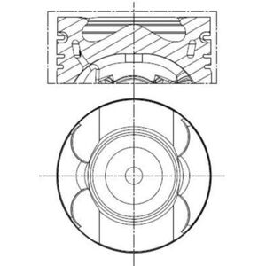 Piston Fits Ford Focus Galaxy Kuga S-Max Tourneo Custom Mahle 013pi00156000 Piston Fits Ford Focus Galaxy Kuga S-Max Tourneo Custom Mahle 013pi00156000