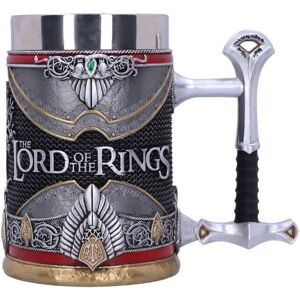 Nemesis Now Officially Licensed Lord Of The Rings Aragorn Tankard, Silver, 15.5c Nemesis Now Officially Licensed Lord Of The Rings Aragorn Tankard, Silver, 15.5c