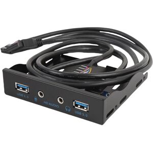 3x(3.5inch 20pin To 2 Usb 3.0 Port Hub + Audio Pc Floppy Expansion Front7844 3x(3.5inch 20pin To 2 Usb 3.0 Port Hub + Audio Pc Floppy Expansion Front7844