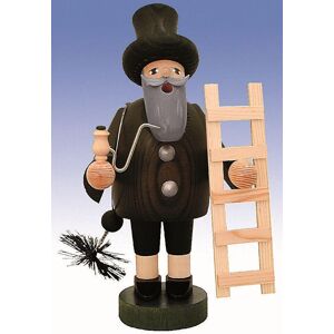 Kwo Kunstgewerbe-Werkstätten Olbernhau Gmbh Smoker Figure Chimney Sweep 18 Cm New Smoke Figure Smoker Man Kwo Kunstgewerbe-Werkstätten Olbernhau Gmbh Smoker Figure Chimney Sweep 18 Cm New Smoke Figure Smoker Man