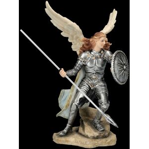 Archangel Raphael Figure Painted - Veronese Angel Statue Religion Patron Saint Archangel Raphael Figure Painted - Veronese Angel Statue Religion Patron Saint
