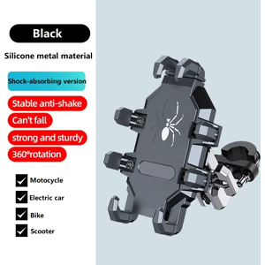 Does Not Apply Upgraded Motorcycle Aluminum Anti-Vibration Phone Holder Handlebar Phone Holder Does Not Apply Upgraded Motorcycle Aluminum Anti-Vibration Phone Holder Handlebar Phone Holder