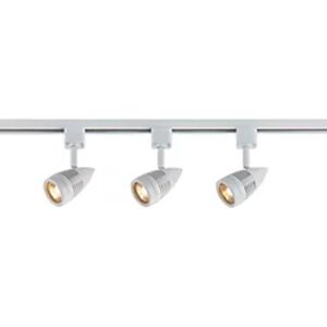 Knightsbridge 1-Circuit Track Lighting Kit 1m White- 350° Rotation And 80° Tilt Knightsbridge 1-Circuit Track Lighting Kit 1m White- 350° Rotation And 80° Tilt