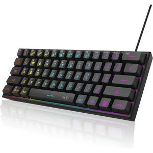 Magegee 60% Gaming Keyboard,Waterproof Ultra-Compact Mini 61 Keys Keyboard Rgb Magegee 60% Gaming Keyboard,Waterproof Ultra-Compact Mini 61 Keys Keyboard Rgb