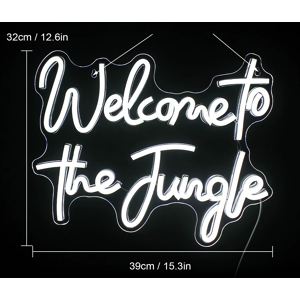 Does Not Apply Welcome To The Jungle Neon Sign Led Light Entryway Frontporch Bedroom Home Party Does Not Apply Welcome To The Jungle Neon Sign Led Light Entryway Frontporch Bedroom Home Party