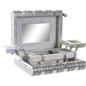 Jewelry Box Home Esprit Silver Natural Wood Aluminium 22,5 X 18,8 X 7,6 Cm Jewelry Box Home Esprit Silver Natural Wood Aluminium 22,5 X 18,8 X 7,6 Cm