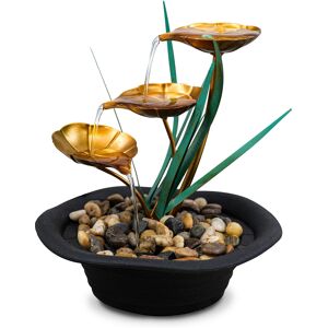 Geezy Water Feature Indoor Tabletop Led Fountain Waterfall Home Decor (Lotus) Geezy Water Feature Indoor Tabletop Led Fountain Waterfall Home Decor (Lotus)