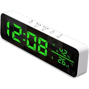 Sodial 4x(Tuya Wifi Temperature And Humidity Alarm Clock Multi-Function Led3127 Sodial 4x(Tuya Wifi Temperature And Humidity Alarm Clock Multi-Function Led3127
