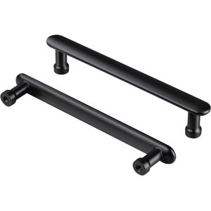 Aititan 10 Black Kitchen Handles - 96mm Hole Spacing (121mm Length) Aititan 10 Black Kitchen Handles - 96mm Hole Spacing (121mm Length)