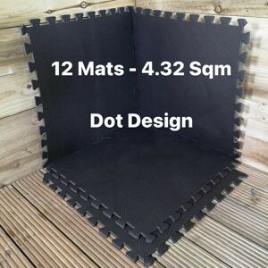 Samuel Alexander 12 Piece Foam Floor Mat For Gym Garage Play - Set Covers 4.32 Sqm (46.5 Sqft) Samuel Alexander 12 Piece Foam Floor Mat For Gym Garage Play - Set Covers 4.32 Sqm (46.5 Sqft)