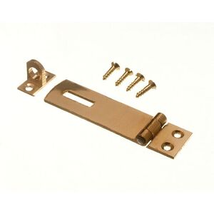 Onestopdiy 48 X Hasp & Staple Sets Can Be Used With Padlocks - Polshed Brass 63mm One Onestopdiy 48 X Hasp & Staple Sets Can Be Used With Padlocks - Polshed Brass 63mm One
