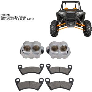 •1 Pair Brake Calipers Set With Brake Pads 1911284 For Rzr 1000 Xp Xp 4 •1 Pair Brake Calipers Set With Brake Pads 1911284 For Rzr 1000 Xp Xp 4