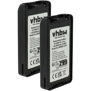 Vhbw 2x Battery For Kenwood Tk-3173k Tk-3170e4 Tk-3170e6 Tk-3170e Tk-3173 2000mah Vhbw 2x Battery For Kenwood Tk-3173k Tk-3170e4 Tk-3170e6 Tk-3170e Tk-3173 2000mah