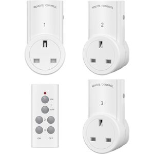 Remote Control Plug Socket,13a/3120w Wireless Light Switch 30m/100ft Operating R Remote Control Plug Socket,13a/3120w Wireless Light Switch 30m/100ft Operating R