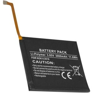 Avizar 3.85v Li-Polymer Battery For Nokia 6 2018 3000mah Avizar 3.85v Li-Polymer Battery For Nokia 6 2018 3000mah