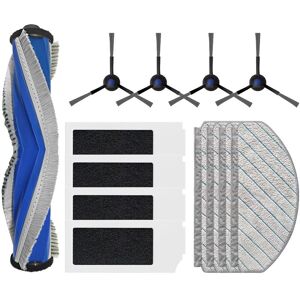 Sodial 4x(For C12 Replacement Main Side Brush Hepa Mop Pads Spare Parts2757 Sodial 4x(For C12 Replacement Main Side Brush Hepa Mop Pads Spare Parts2757