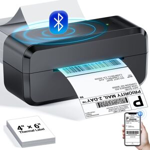 Nelkoglobal Bluetooth Thermal Label Printer, Wireless 4x6 Shipping Label Printer Nelkoglobal Bluetooth Thermal Label Printer, Wireless 4x6 Shipping Label Printer