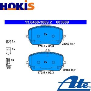 Ate Brake Pad Set Disc Brake 13.0460-3889.2 For Mercedes-Benz Gls/gle 3.0l 6cyl Gle Ate Brake Pad Set Disc Brake 13.0460-3889.2 For Mercedes-Benz Gls/gle 3.0l 6cyl Gle