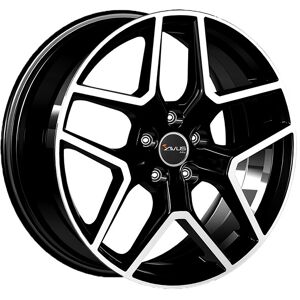 Avus AC-519 Alloy Wheel - 7.5x18 - 5x114.3 - Black Polished Avus AC-519 Alloy Wheel - 7.5x18 - 5x114.3 - Black Polished