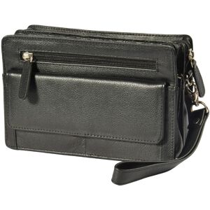 House Of Leather Mens Leather Wrist Bag Clutch Money Cab Gents Casual Pouch Organiser Bag Black House Of Leather Mens Leather Wrist Bag Clutch Money Cab Gents Casual Pouch Organiser Bag Black