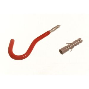 Onestopdiy 100 Plastic Coat Screw - All Purpose Utility Elephant Hook - Wall Plug Onestopdiy 100 Plastic Coat Screw - All Purpose Utility Elephant Hook - Wall Plug