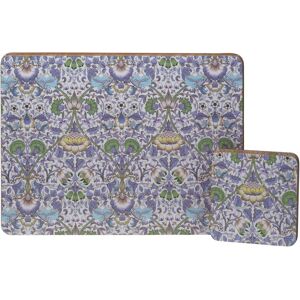 Lodden Purple William Morris Dinner Hardback Placemats And Coasters (Set Of 4) Lodden Purple William Morris Dinner Hardback Placemats And Coasters (Set Of 4)