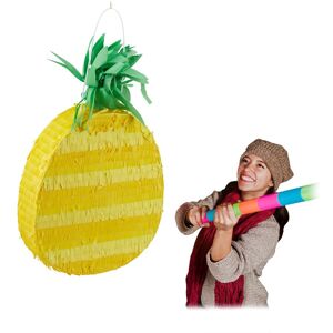 Relaxdays 3x Pinata Hanging Pinata Pineapple Shape Form Birthday Celebration Relaxdays 3x Pinata Hanging Pinata Pineapple Shape Form Birthday Celebration