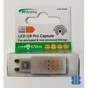 New (Box 10) Bell Lighting 60226 3.5w Led G9 Pro Capsule Cool 470lm 4000k New (Box 10) Bell Lighting 60226 3.5w Led G9 Pro Capsule Cool 470lm 4000k