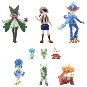 Bandai Pokemon Scale World Paldea All 6 Type Set Japan Pocket Monster Tt Bandai Pokemon Scale World Paldea All 6 Type Set Japan Pocket Monster Tt