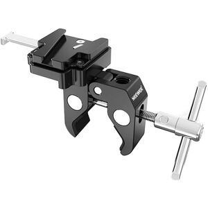 Neewer 2x( V Mount Battery Plate With Crab Clamp & Release Lock, 15mm Rods - For4356 Neewer 2x( V Mount Battery Plate With Crab Clamp & Release Lock, 15mm Rods - For4356