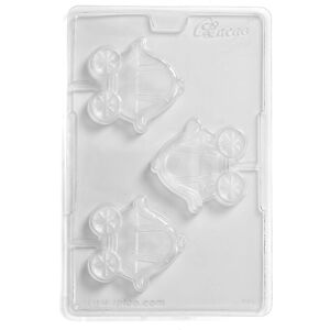 World Of Moulds Princess Carriage Lolly Chocolate/soap Mould - 3 Cavity - Pack Of 10 World Of Moulds Princess Carriage Lolly Chocolate/soap Mould - 3 Cavity - Pack Of 10