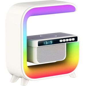 Sodial Bluetooth Speaker Alarm Clock Monitor 15w Charging Desktop Ambient Light N3u9 Sodial Bluetooth Speaker Alarm Clock Monitor 15w Charging Desktop Ambient Light N3u9