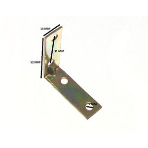 Onestopdiy Corner Brace Angle Repair Bracket Yellow Zinc Plated Steel 50mm ( Pack 100 ) Onestopdiy Corner Brace Angle Repair Bracket Yellow Zinc Plated Steel 50mm ( Pack 100 )