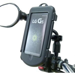 Buybits Waterproof Bike Motorcycle Scooter Mirror Mount For Lg G5 Buybits Waterproof Bike Motorcycle Scooter Mirror Mount For Lg G5