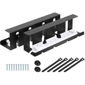 2 Pack Under Desk Cable Management Tray, Cable Tray Self Adhesive And Drilling M 2 Pack Under Desk Cable Management Tray, Cable Tray Self Adhesive And Drilling M